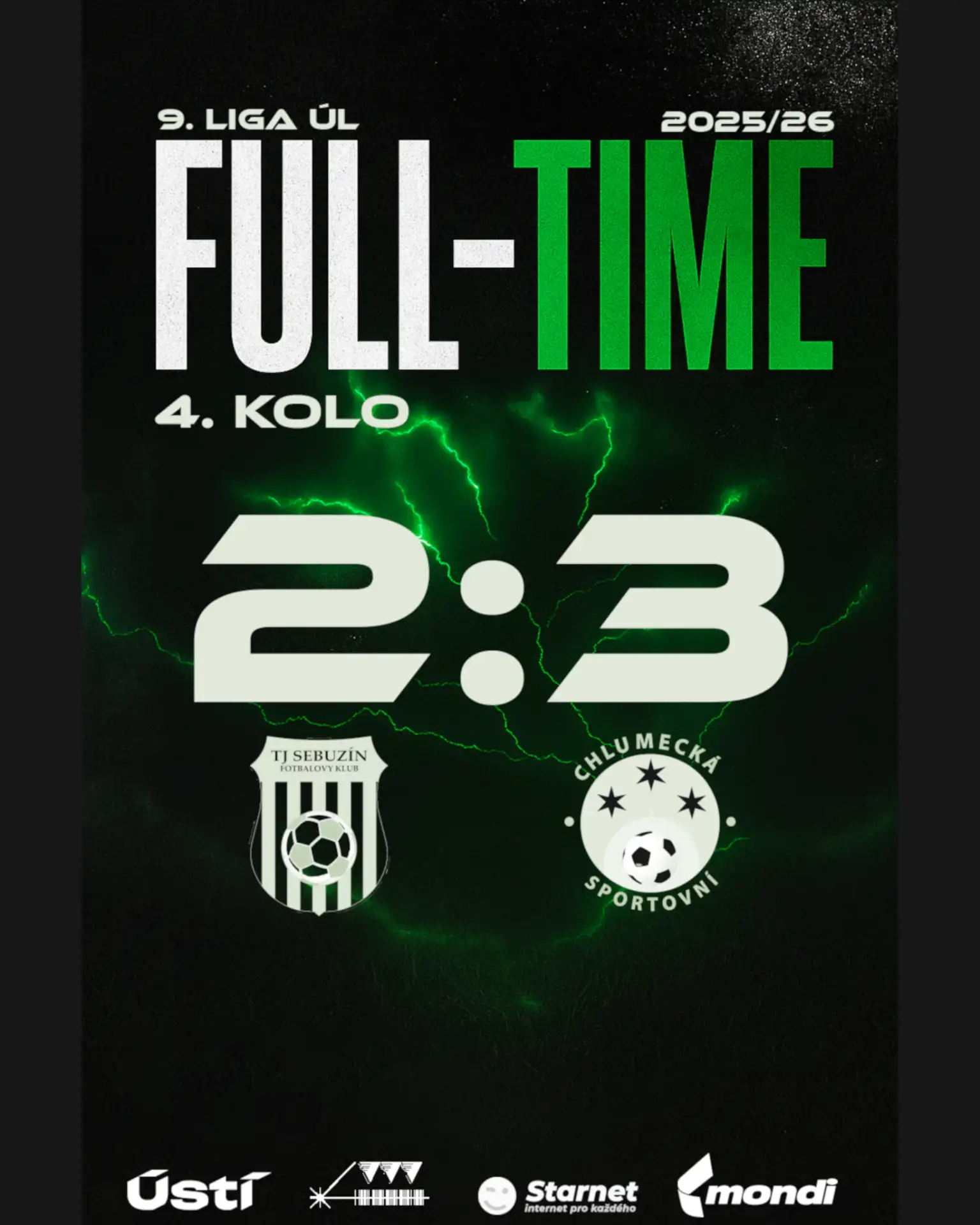 Béčko v rámci 9. ligy ÚL sehrálo vyrovaný souboj.