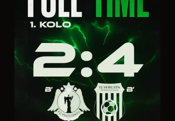 Béčko 30. 8. 2025 v 1. kole 9. ligy také vítězně 4:2 nad FC Přestanov.